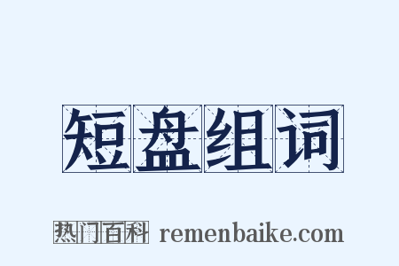 短盘组词是什么意思的图片